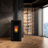 Poêle à granulés étanche (sortie dessus concentrique) Cristallo Silenzio Up 9.2 kw ETNA Luxe