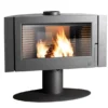 Poêle à bois INVICTA Antaya anthracite, 12 kW